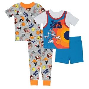Space Jam Court Buds Tops & Bottoms Pajama Set